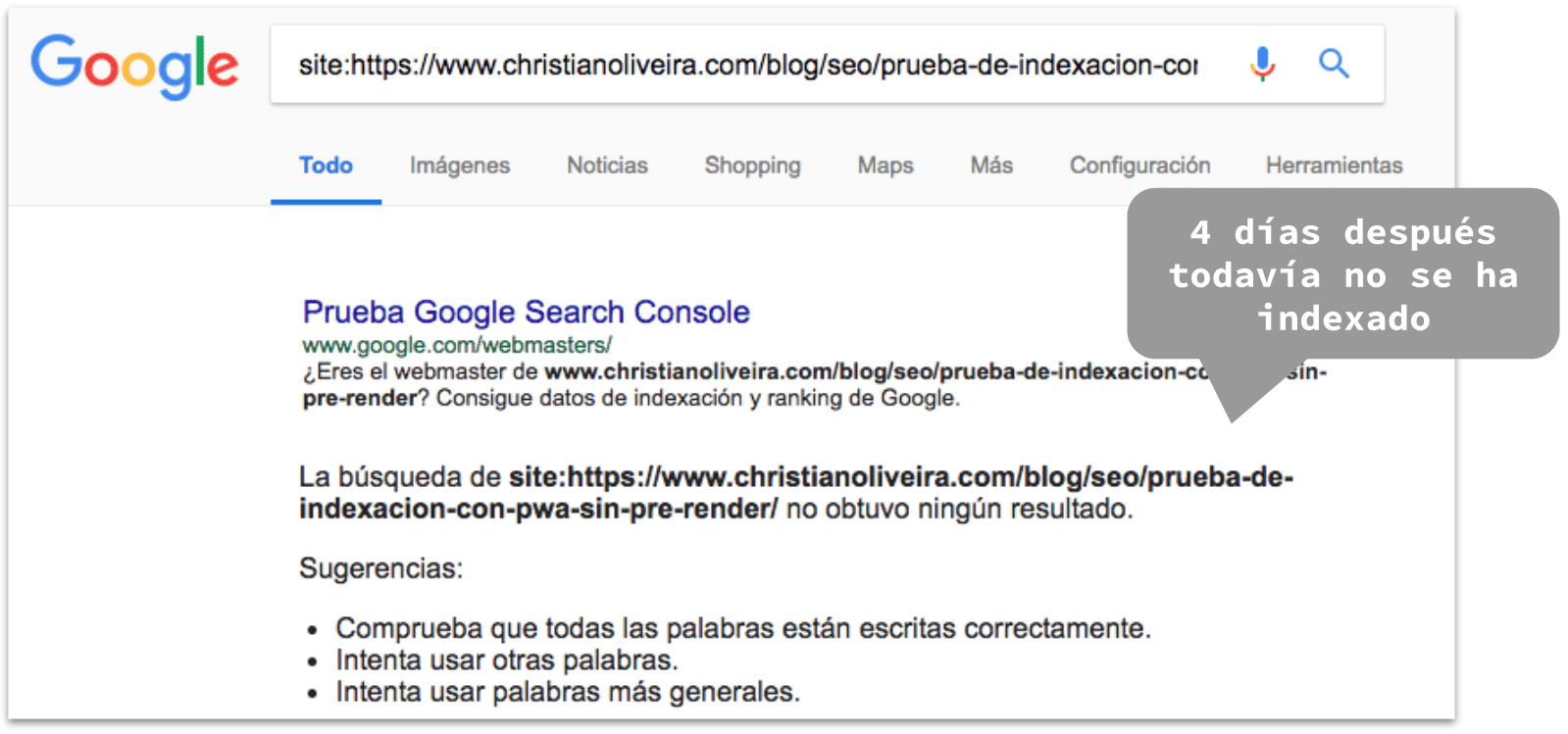 Experimento seo indexacion