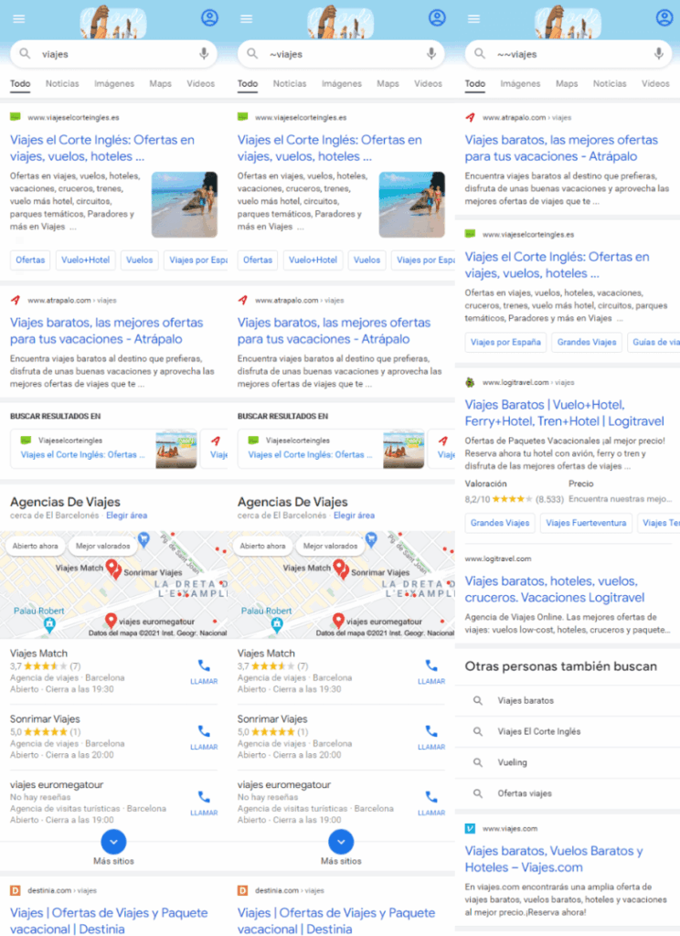 Query expansion google