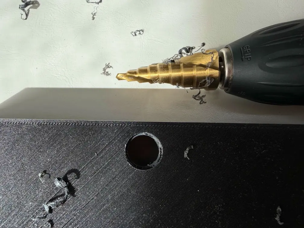 Taladrar carcasa matriz led broca escalonada